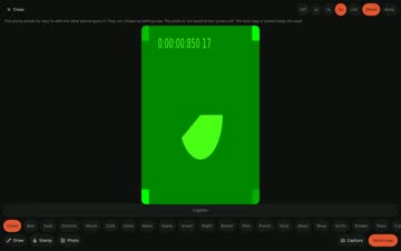 Snap: the in-app camera screen